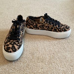 Steve Madden Emmy Leopard Sneakers